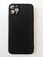 Чохол для Apple iPhone 11 Pro Max матовий TPU Candy чорний