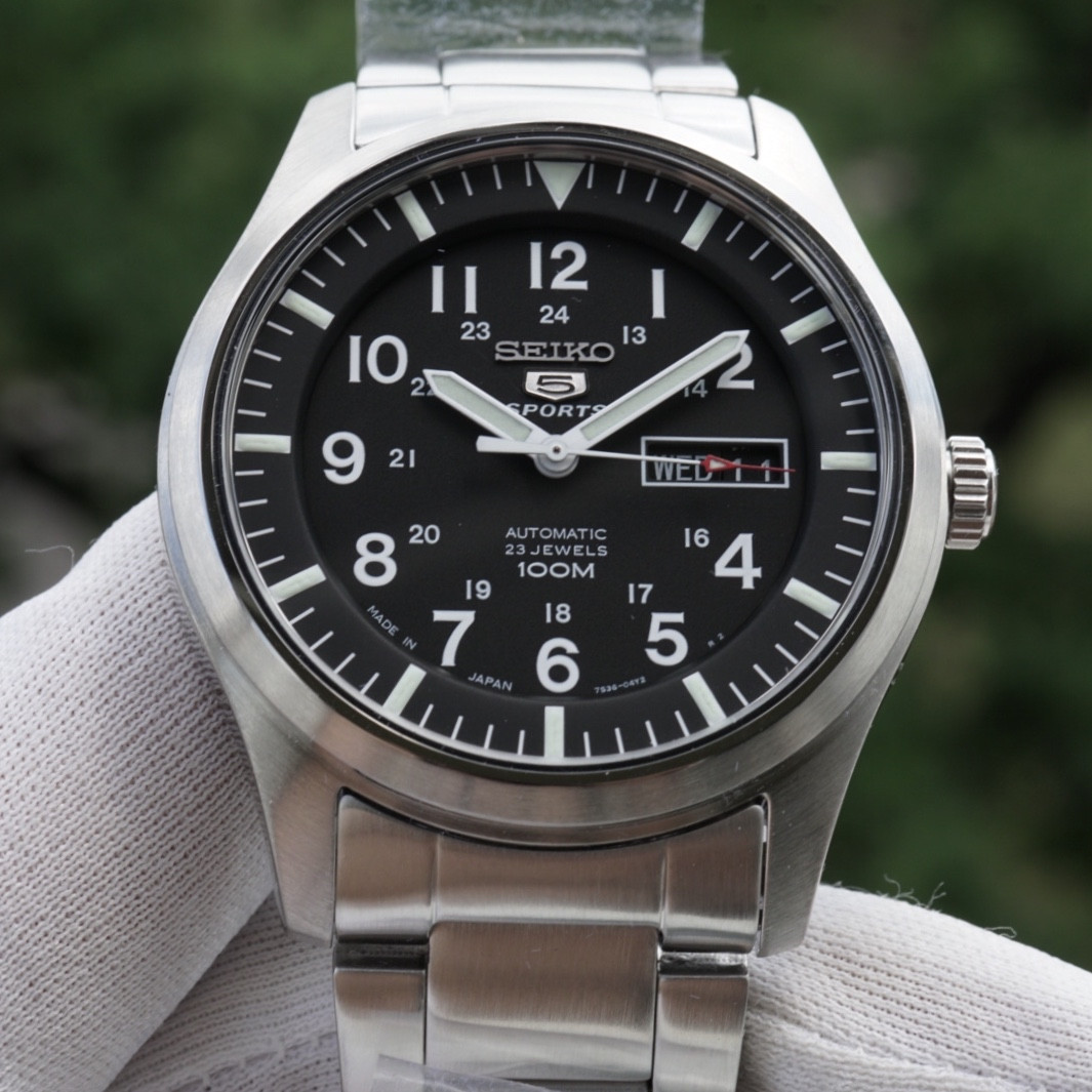Годинник Seiko 5 SNZG13K1 Military Automatic