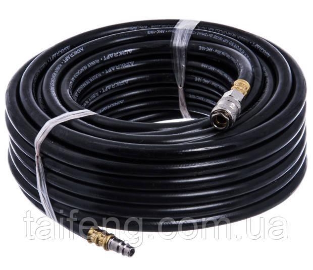 Шланг гумовий повітряний армований 20м 6х13мм (20 атм) AIRKRAFT AHC-10-B