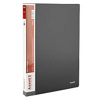 Дисплей-книга Axent А4 папка с 40 файлами серый (1040-03-A)