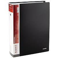Дисплей-книга Axent А4 папка с 100 файлами черный в чехле (1200-01-A)