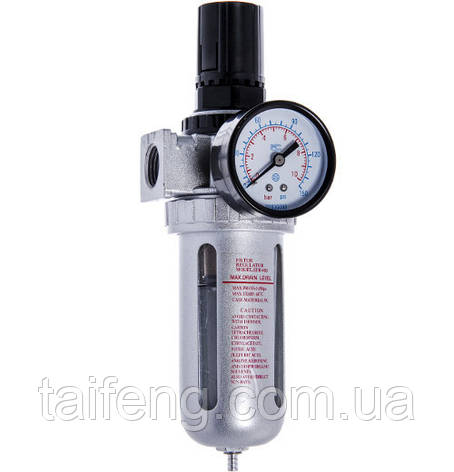 Фільтр для очищення повітря з редуктором 1/2" (PROFI) AIRKRAFT AFR804, фото 1