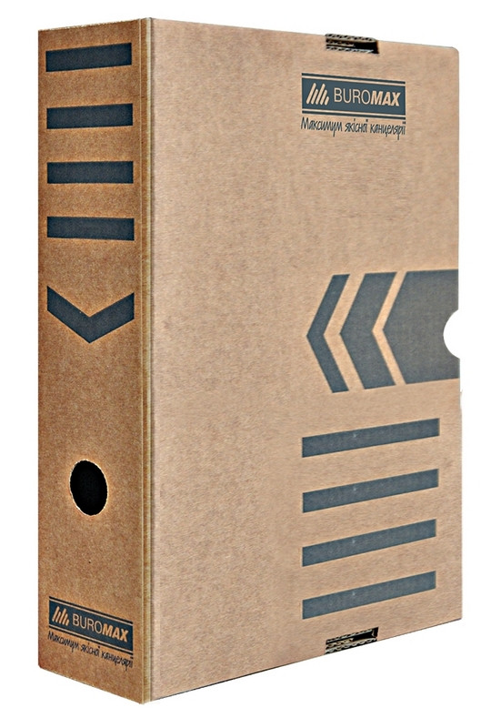 Бокс для архівації Buromax 80мм Jobmax крафт BM.3260-34