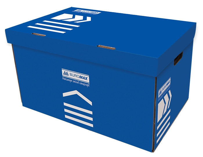 Короб для архівних боксів Buromax синій BM.3270-02