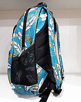 Рюкзак шкільний для дівчинки бірюзовий ортопедичний з яскравим малюнком Квіти Dolly 546 розмір 30х39х21 см, фото 4