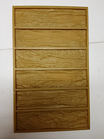 Форма поліуретанова Деревне скол силіконова для бетону та гіпсу фасадної плитки форма каменю