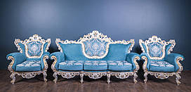 Меблі Бароко, комплект меблів в стилі Бароко диван і два крісла "Мадонна", виробництво Україна