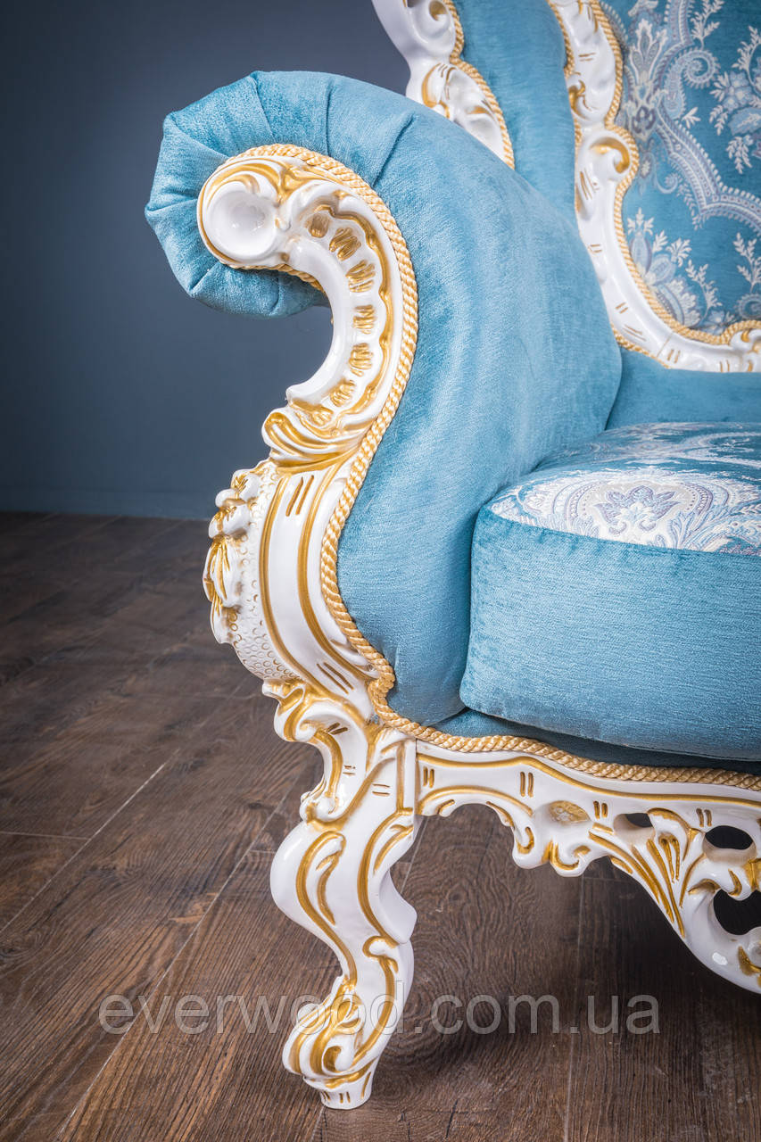 Мебель Барокко, кресло в стиле Барокко "Мадонна", производство Украина, в наличии - фото 4 - id-p1220903500