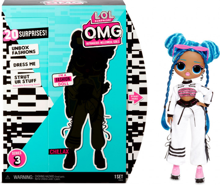 L. O. L. Surprise! O. M. G. S3 Леді-релакс з аксесуарами 570165 Chillax Fashion