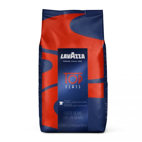 Кава в зернах Lavazza Top Class 1000 грам | Суміш арабіки та робусти