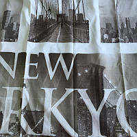 Нью-Йорк чорно-білий (штори + тюль) 6366