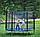 Батут SkyJump 13 фт., 404 см. із захисною сіткою і сходами, Батут із захисною сіткою та драбинкою Польща, фото 3