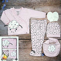 Набір на виписку для дівчинки (Насичений рожевий) Розмір: 0 - 3 місяці (20579-1)