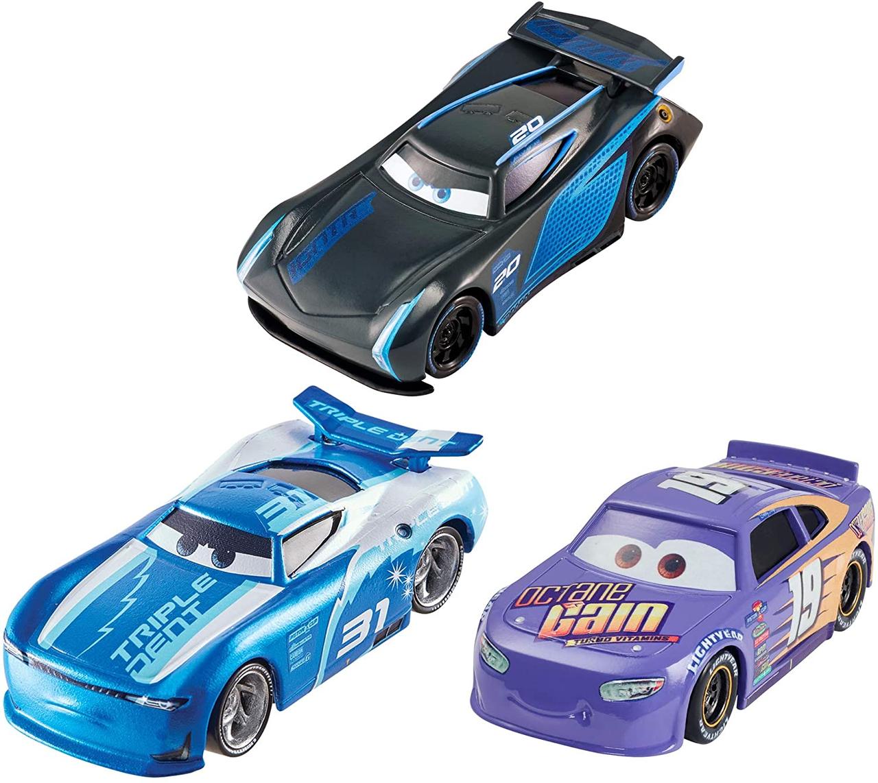 Ігровий набір трьох героїв з мультфільму Тачки 3 (Disney Pixar Cars Next Gen Racers 3-Pack) від Mattel