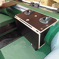 Підставка під спінінги та ехолот з відкидним столиком