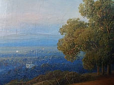 Картина Сільський пейзаж, худ. Willem Roelofs 1845 рік, фото 4