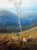 Картина Сільський пейзаж, худ. Willem Roelofs 1845 рік, фото 5