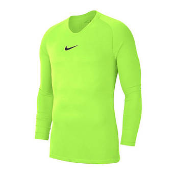 Дитяча компресійна термофутболка Nike Dry Park First Layer LS AV2611-702, Салатовий, Розмір (EU) — 152 cm