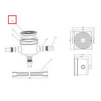 Emaux Крышка дозовой коробки Emaux EM2823 (1014086\01051145)