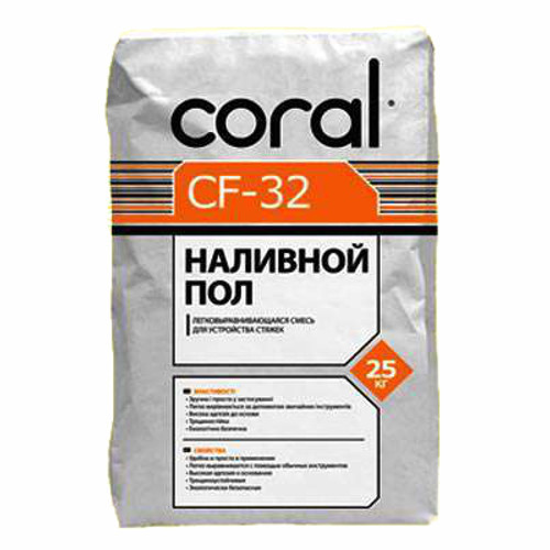 Підлога наливна Coral CF-32, 25 кг.