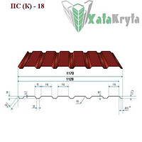 Металопрофіль ПС (К) — 18