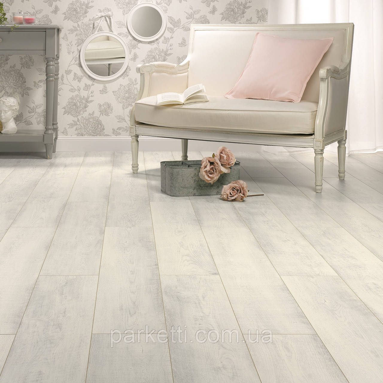 Ламінат Alsapan 512 Vfloor ( ALSAPRO ) Фіорд білий, фото 1