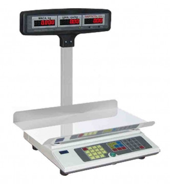 Весы для торговли ВТА-60/15-5-Т-Ш-А (ЖКИ) Весы торговые электронные ВТА-60/15-5-Т-Ш-А (ЖКИ)