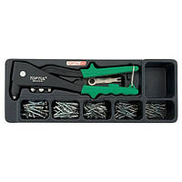 Заклепник з набором заклепок (у ложементі) TOPTUL GAAT0101 ORG