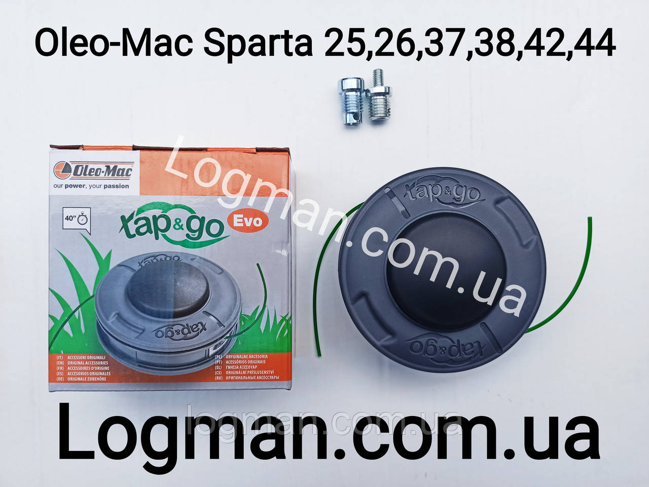 Косильна головка Oleo-Mac Sparta 25,26,37,38,42, 44,741,430 шпуля/барабан для мотокоси/бензокоси Олео-Мак