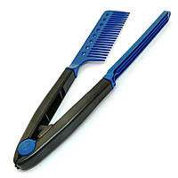 Расческа Comb Termo термостойкая прихватка для кератинового выпрямления волос, синяя