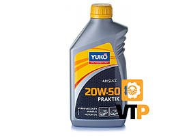Олива моторна YUKO PRAKTIK 20W-50 API SF/CC каністра 1л ПЕ
