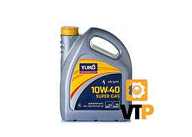 Олива моторна YUKO SUPER GAS 10W-40 API CJ/CF каністра 4 л ПЕ