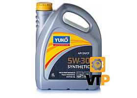 Олива моторна YUKO SYNTHETIC 5W-30 API SN/CF каністра 4 л ПЕ