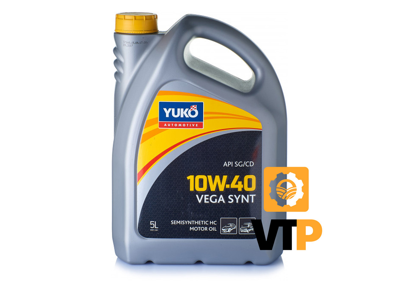 Купить Олива моторна YUKO VEGA SYNT 10W-40 API SG/CD каністра 5л ПЕ ...