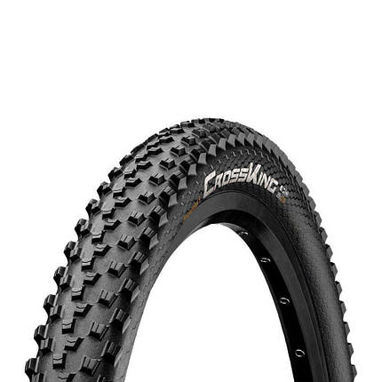 Велосипедна покришка шина Continental X-King 27.5"x2.30, Performance, Skin, чорний, фото 3