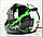Мотоциклетний шолом Nax F15X/L ЗЕЛЕНИЙ, фото 3
