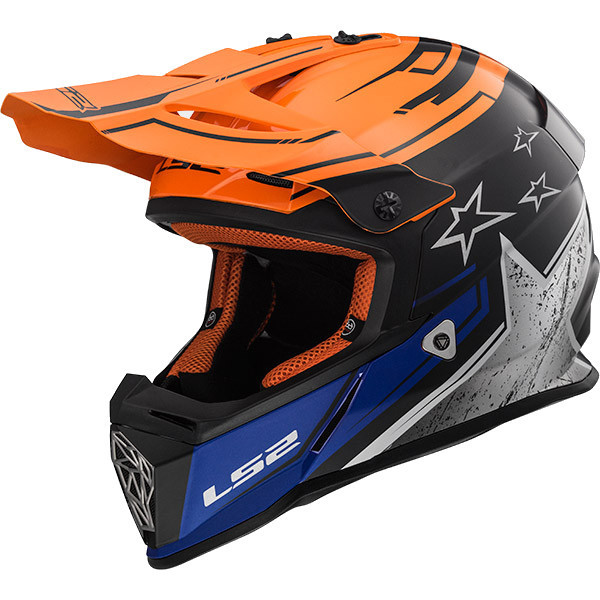 Мотоциклетний шолом LS2 MX437 FAST r.XXL