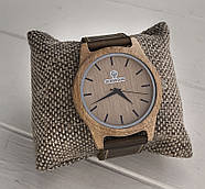 Дерев'яний наручний годинник SkinWood White, фото 3