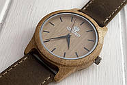 Дерев'яний наручний годинник SkinWood White, фото 6