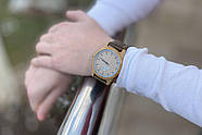 Дерев'яний наручний годинник SkinWood White, фото 5