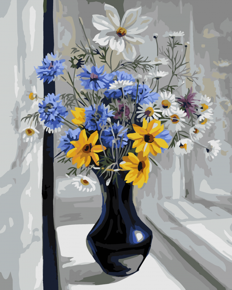 Картина за номерами mebelime . Art Craft "Польові квіти" 40 * 50 см 12111-AC