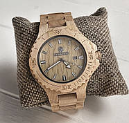 Дерев'яний наручний годинник Maple Classic, фото 3