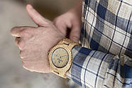 Дерев'яний наручний годинник Maple Classic, фото 11