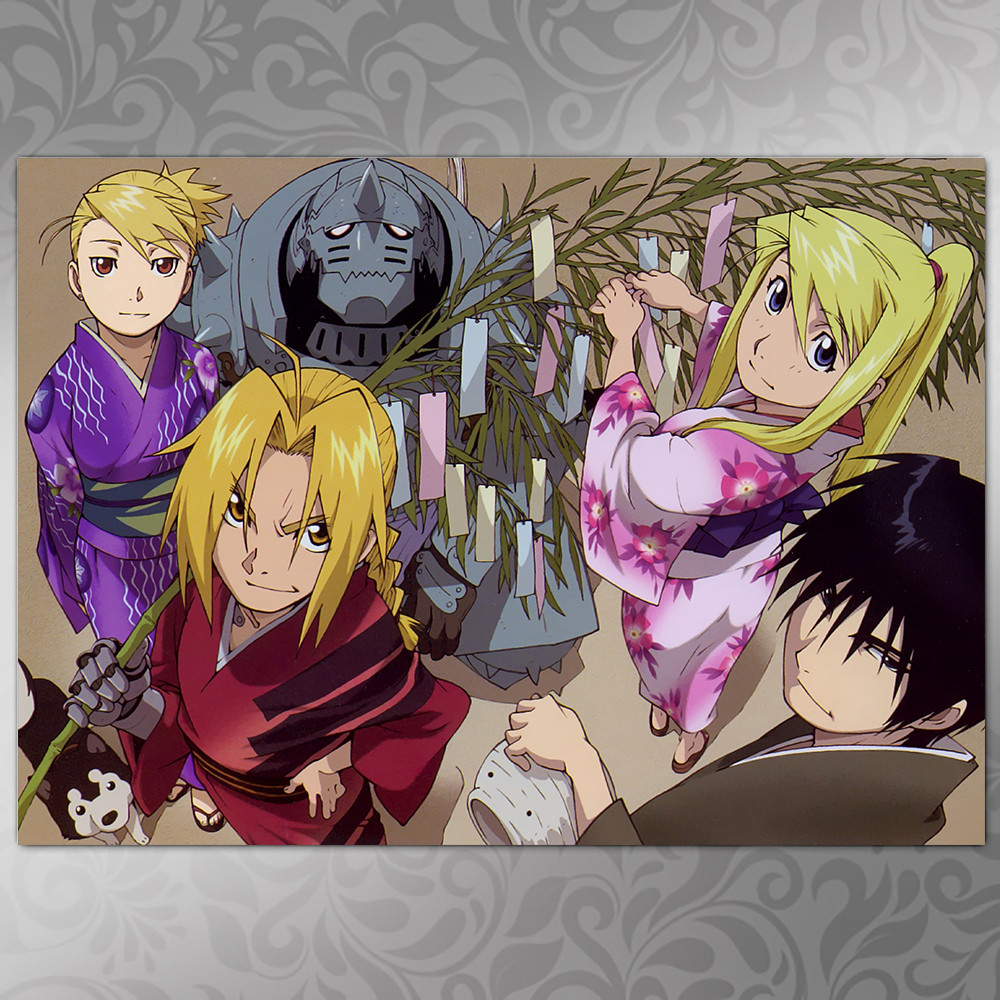 Плакат A3  Аніме Fullmetal Alchemist 024