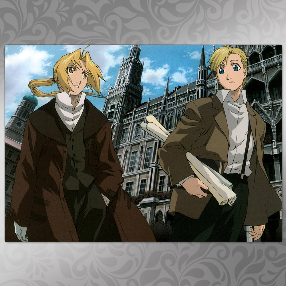 Плакат аніме Сталевий алхімік А4 | Fullmetal Alchemist 025, фото 1