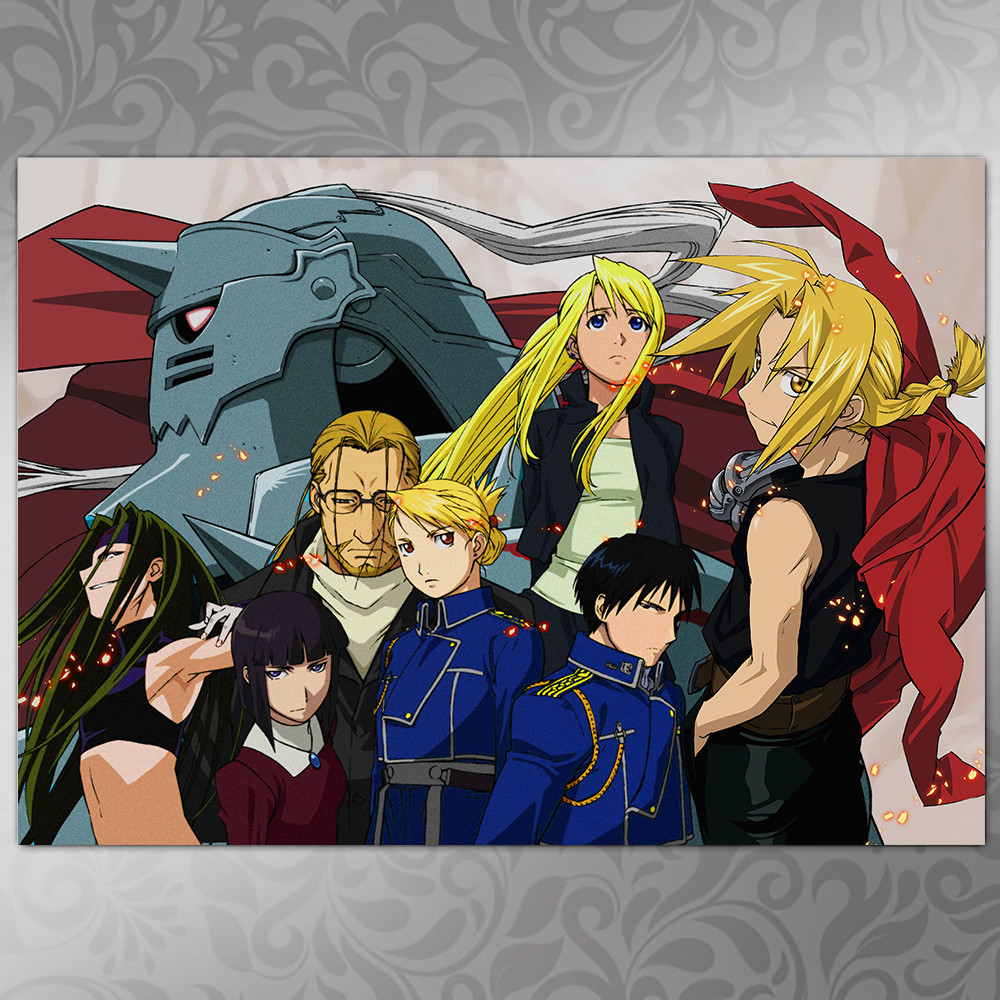 Плакат A3 Аніме Fullmetal Alchemist 026