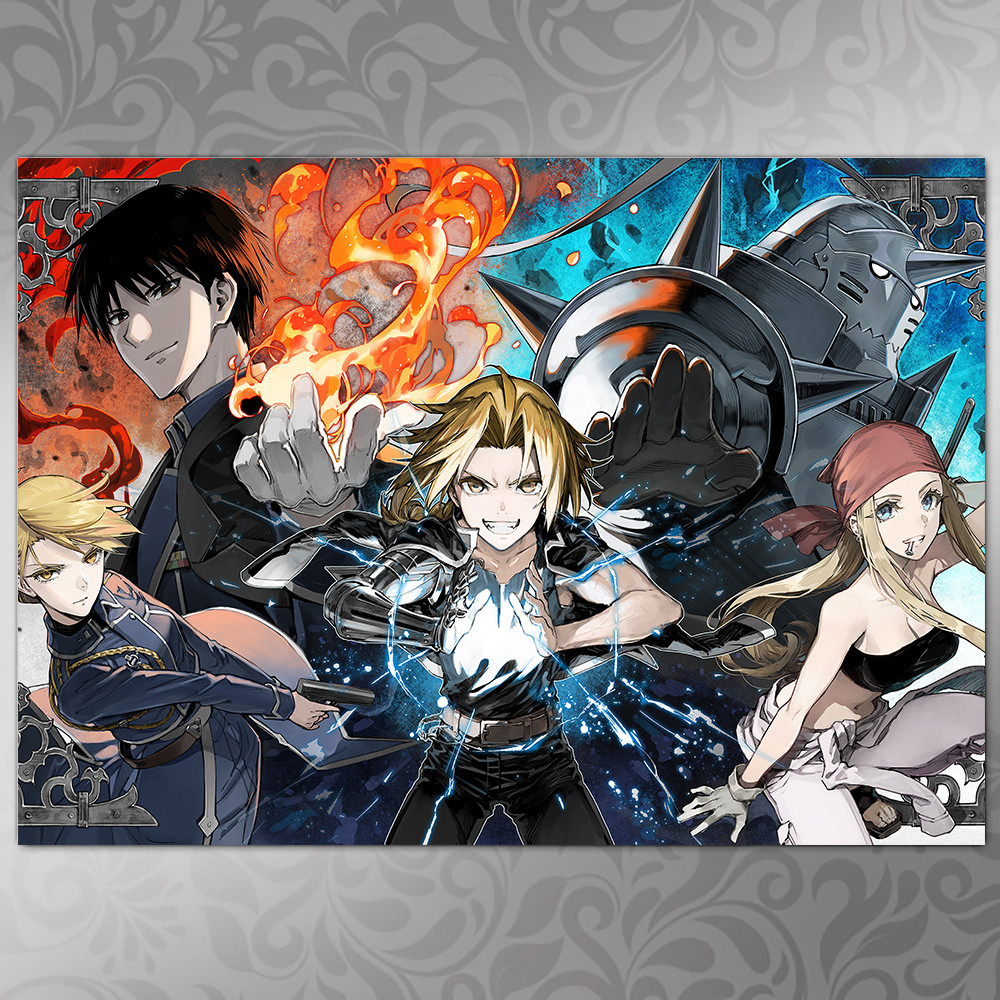 Плакат A4 Аніме Fullmetal Alchemist 028
