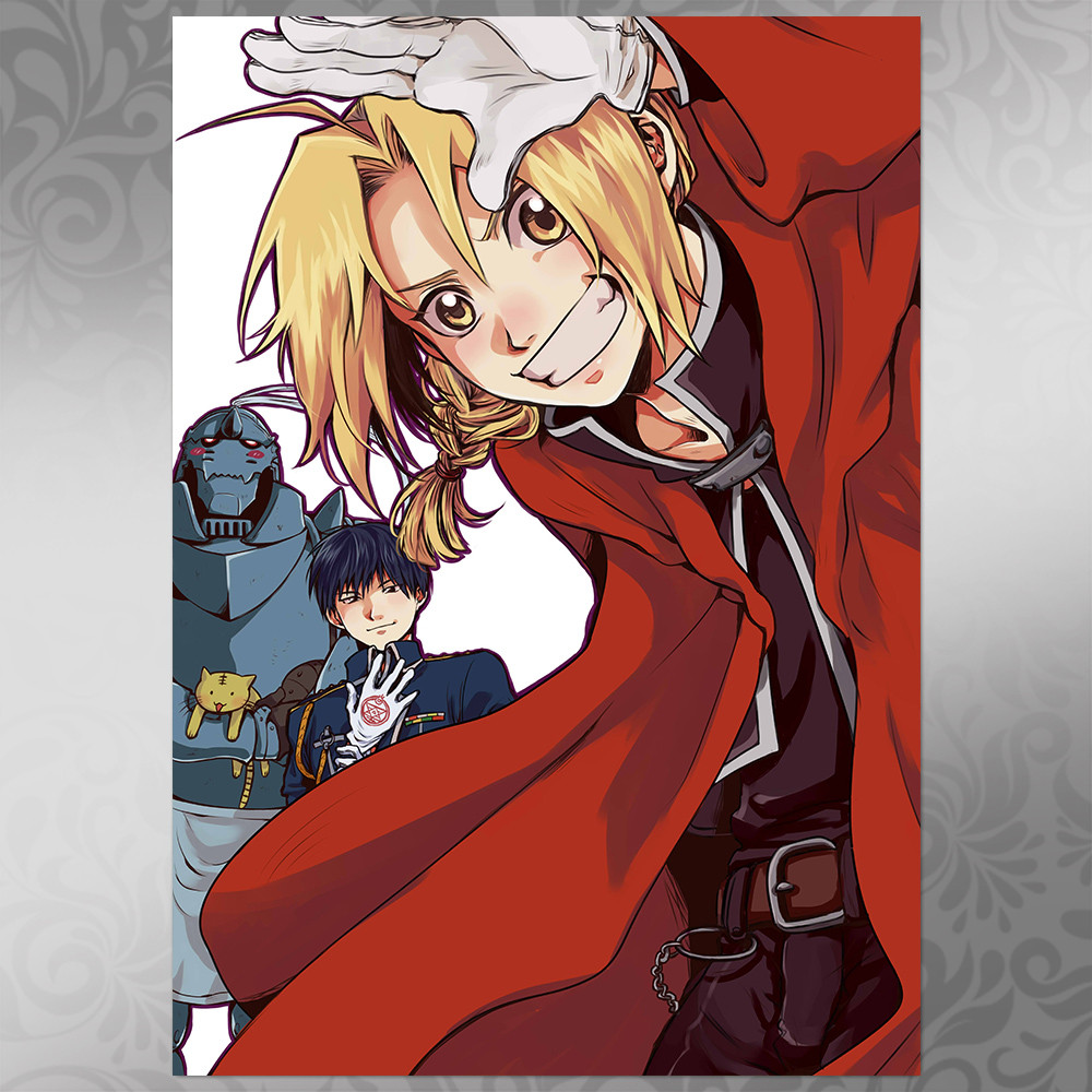 Плакат A3 Аніме Fullmetal Alchemist 035