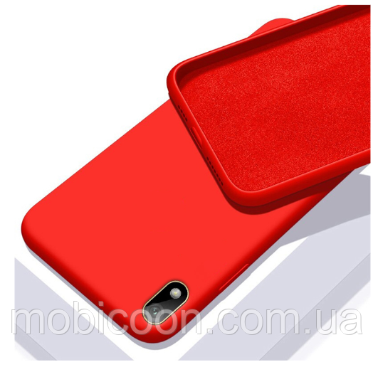 Чохол Silicone Case full для Huawei Y5 2019 Red червоний (хуавей ю5), фото 1