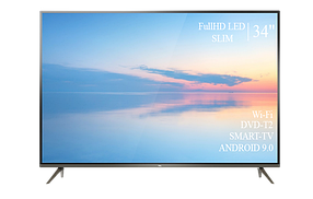 Телевізор TCL 34" Smart-TV/Full HD/DVB-T2/USB Android 13.0